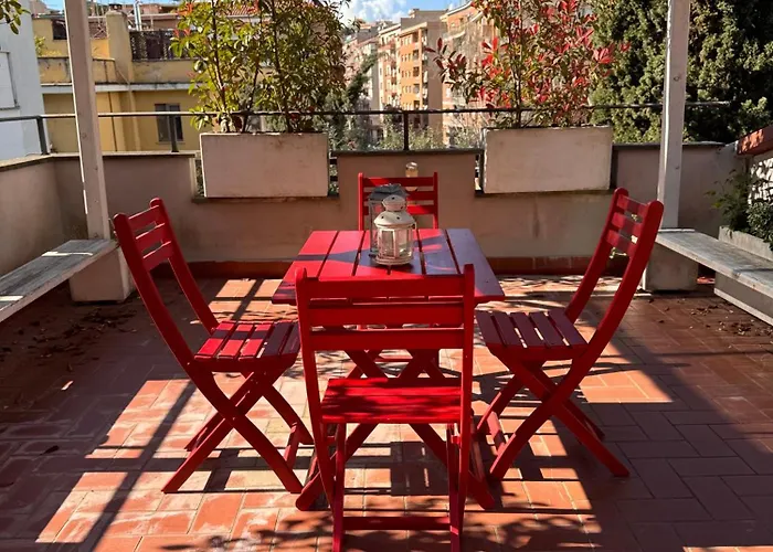 Terracehome71 - With Relaxing Terrace Near Vatican Apartamento Roma